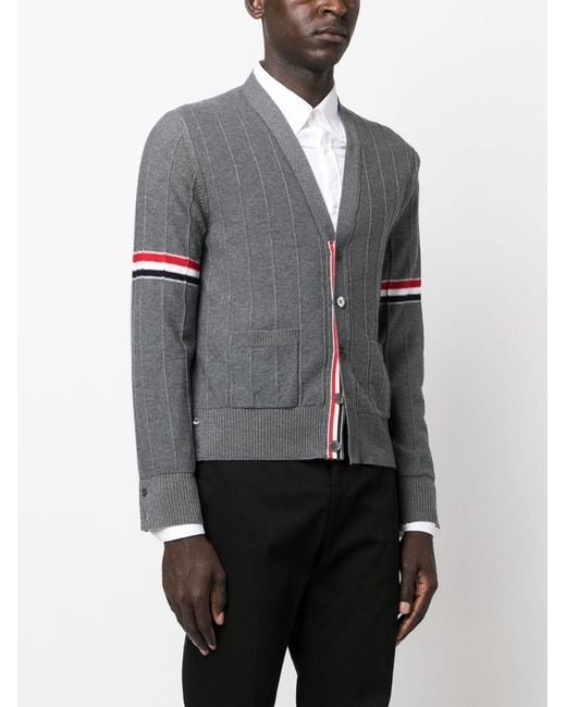 Thom Browne Gray Cardigan for men