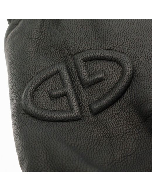 Goldbergh Black Leather Hilja Gloves