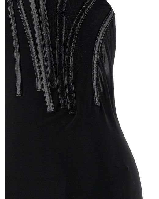 DSquared² Black Corset Dress