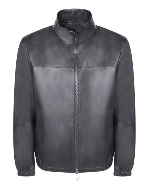 Emporio Armani Gray Jackets for men