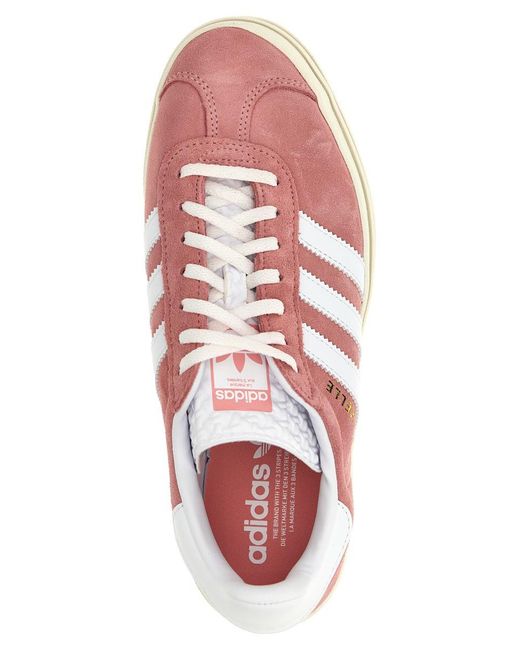 Adidas Originals Pink 'Gazelle Bold' Sneakers