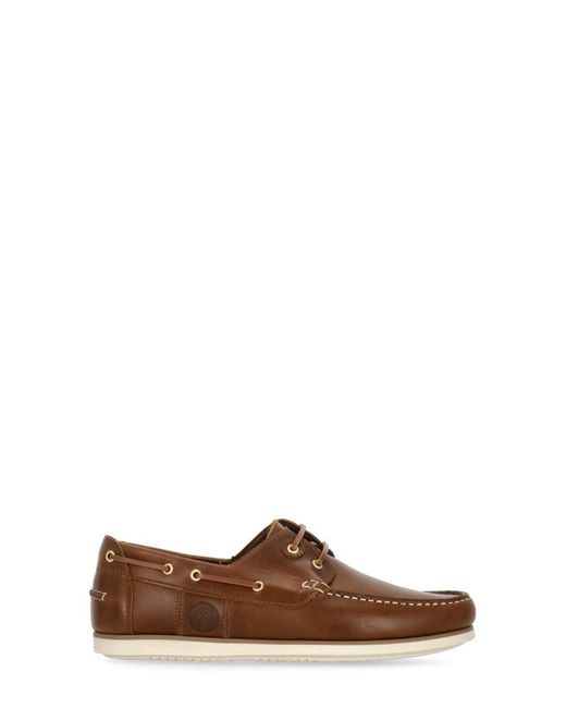 Barbour Brown Flat Shoes for men