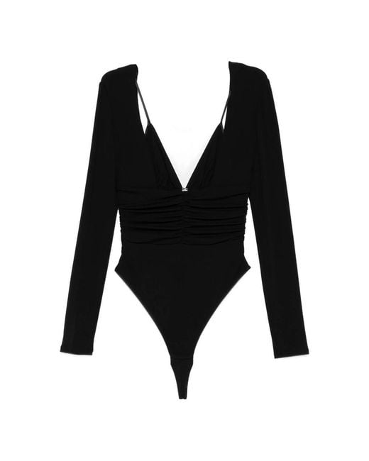Elisabetta Franchi Black Bodysuits