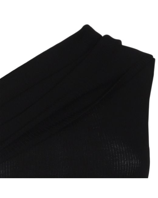 Rick Owens Black Wool Dress