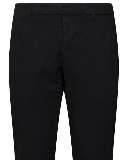 Dondup Black Gaubert Trousers for men