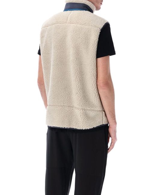 Patagonia Blue Classic Retro-X Fleece Vest for men