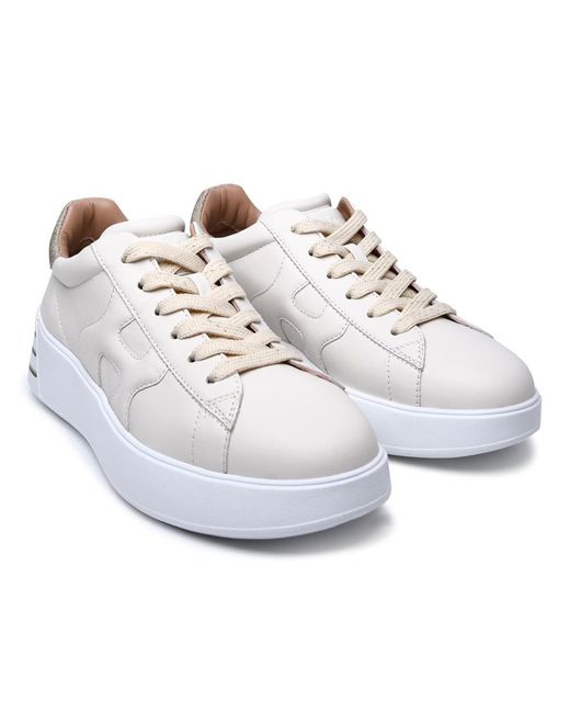 Hogan White Leather Rebel H564 Sneaker