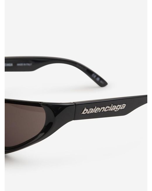 Balenciaga Gray Xpander Rectangle Sunglasses for men