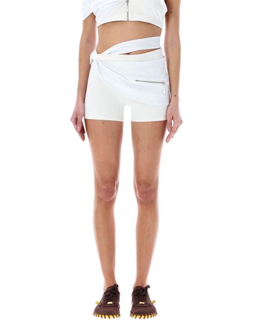 Nike White Pareo Shorts