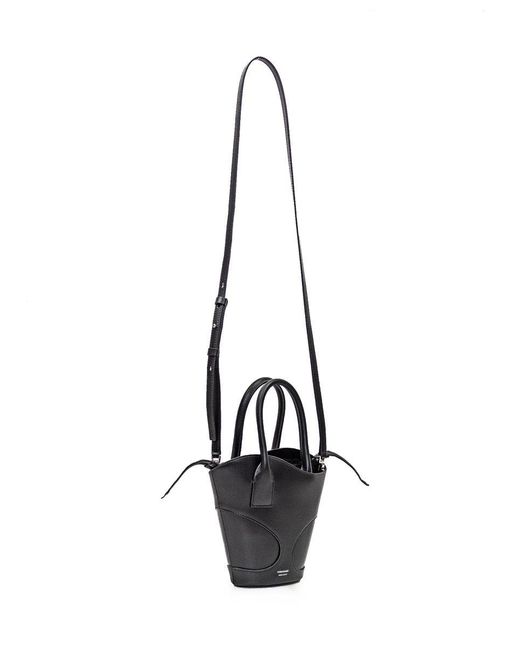 Ferragamo Black Tote Bag With Cut Out (S)