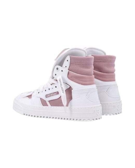 Off-White c/o Virgil Abloh White Off Court 3.0 High Top Sneakers