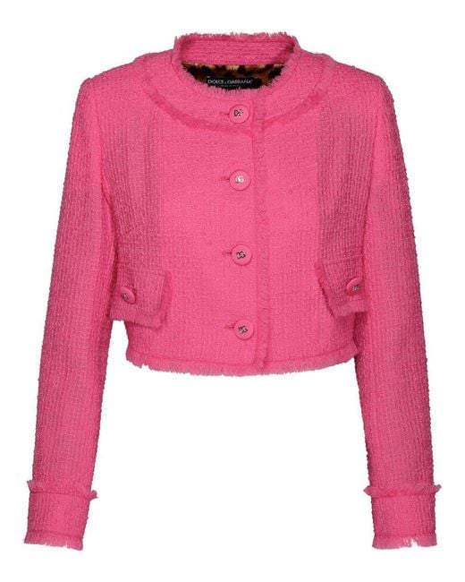 Dolce & Gabbana Pink Outerwears