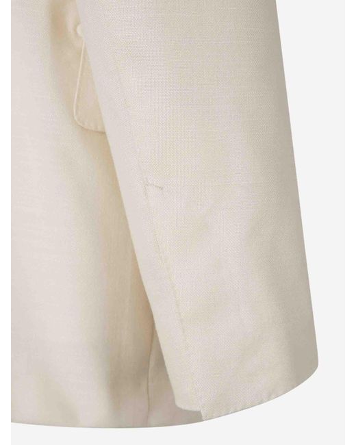 Tom Ford White Plain Wool Suit for men