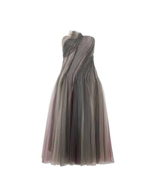 Ralph Lauren Jenson Dress in Gray | Lyst