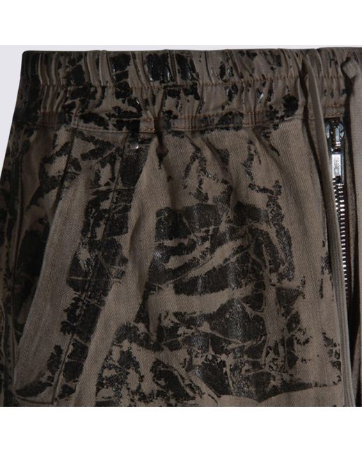 Rick Owens Gray Pantaloncini for men