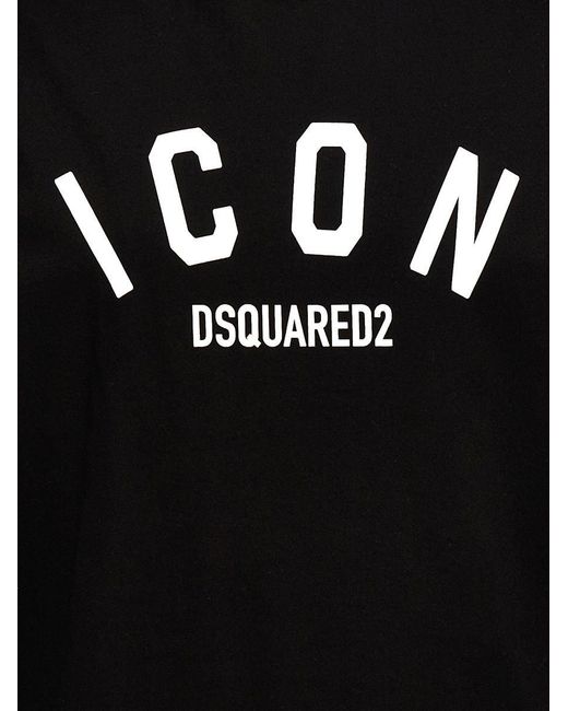 DSquared² Black Be Icon T-shirt for men