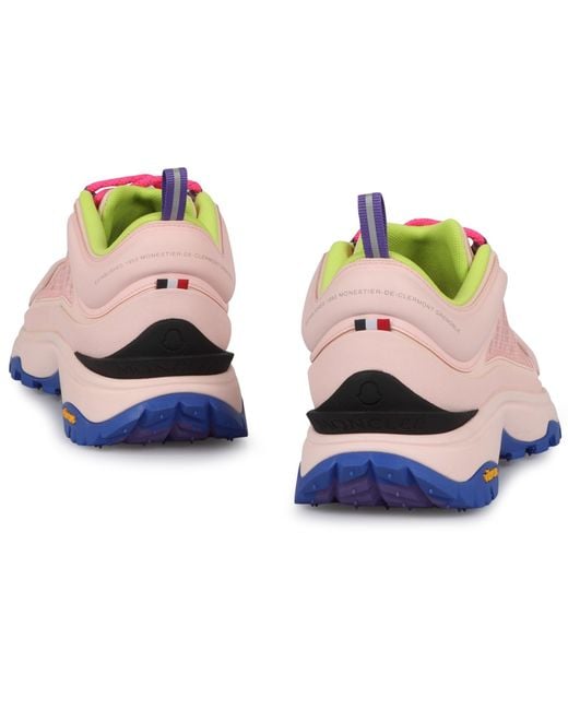 Moncler Pink Trailgrip Lite Low-Top Sneakers