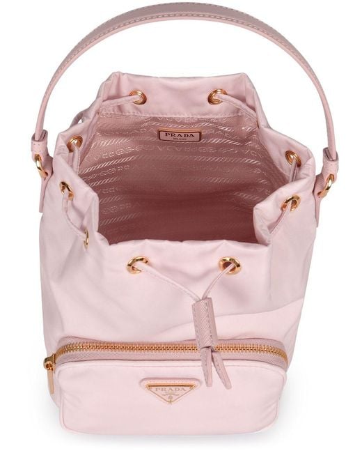 Prada Pink Duet Bucket Bag