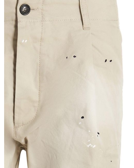 DSquared² Natural 'd2 Surfboard New Dan' Pants for men