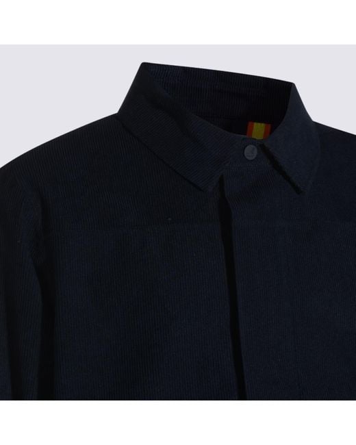 K-Way Blue Dark Shary Corduroy Casual Jacket for men