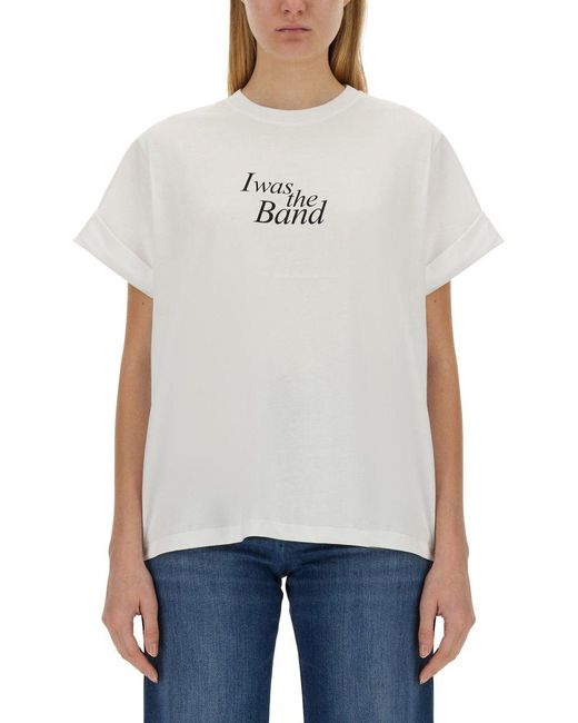 Victoria Beckham White T-Shirts And Polos