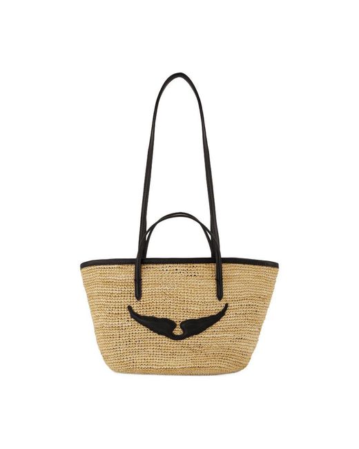 Zadig & Voltaire Black Le Mini Wings Shopping Bag