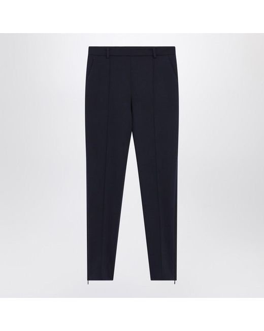 Gucci Blue Slim Trousers