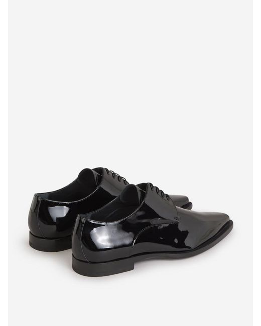 DSquared² White Punk Patent Leather Shoes for men