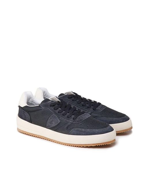 Philippe Model Blue Sneakers for men