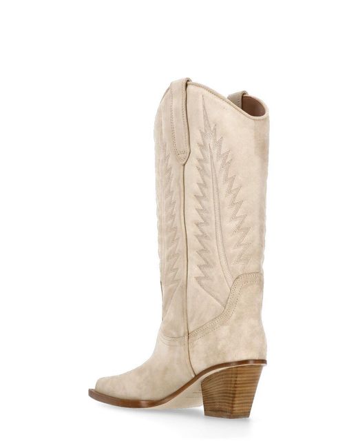 Paris Texas White Boots