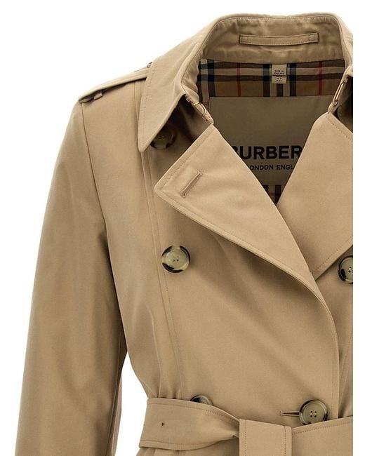 Burberry Natural 'The Chelsea' Trench Coat