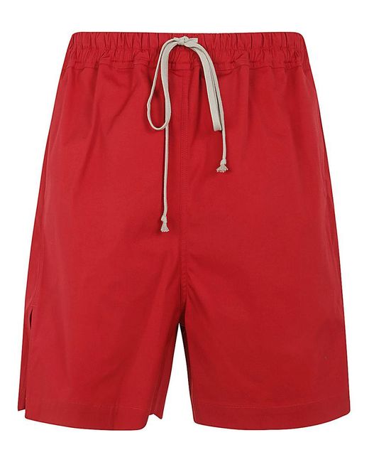 Rick Owens Red Boxers Shorts Clothing for men