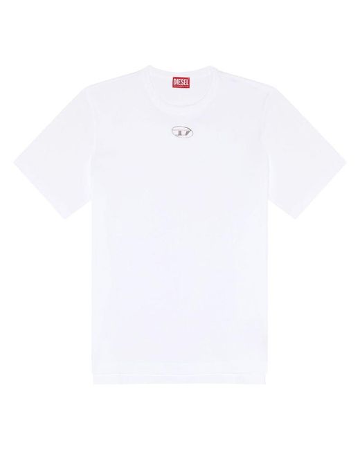 DIESEL White T-Shirts And Polos for men