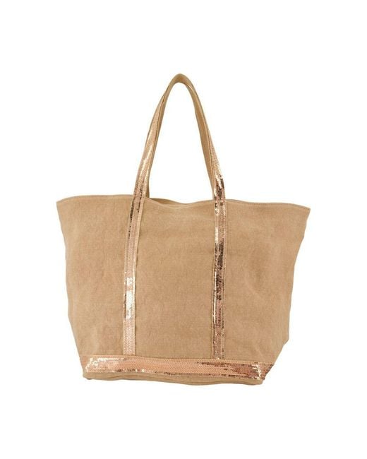 Vanessa Bruno Natural L Zippe Shopper Bag