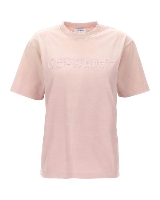 Off-White c/o Virgil Abloh Pink Laundry Casual T-shirt