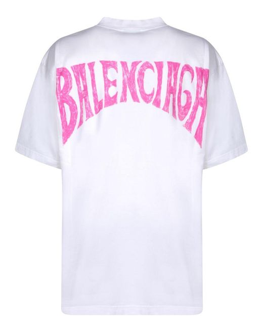 Balenciaga White T-Shirts