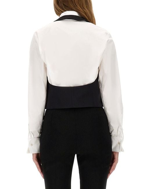 Nina Ricci Black Vest With Open Back