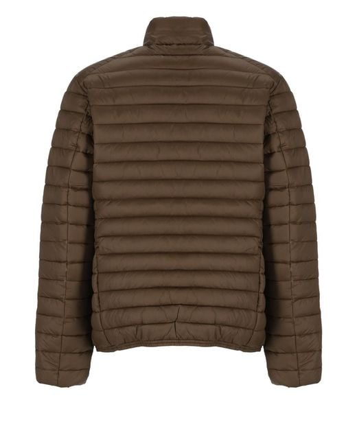 Save The Duck Coats in Brown for Men | Lyst