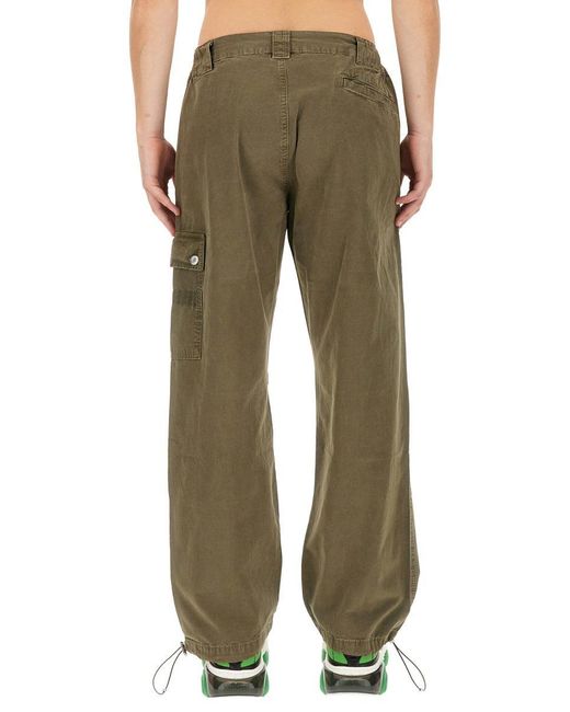 Moschino Green Cargo Pants for men
