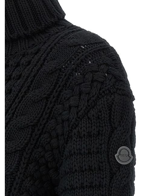 Moncler Genius Black Moncler X Edward Enninful Tricot Turtleneck Sweater