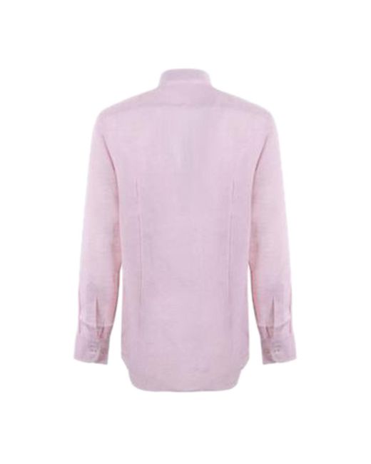 Etro Purple Shirt Roma Logo for men