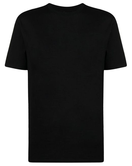 Jil Sander Black Short-sleeve Cotton T-shirt With Logo for men