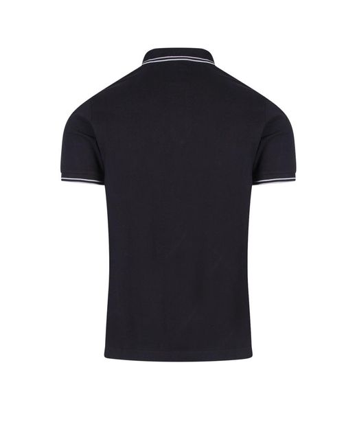 Stone Island Black Polo Shirt for men
