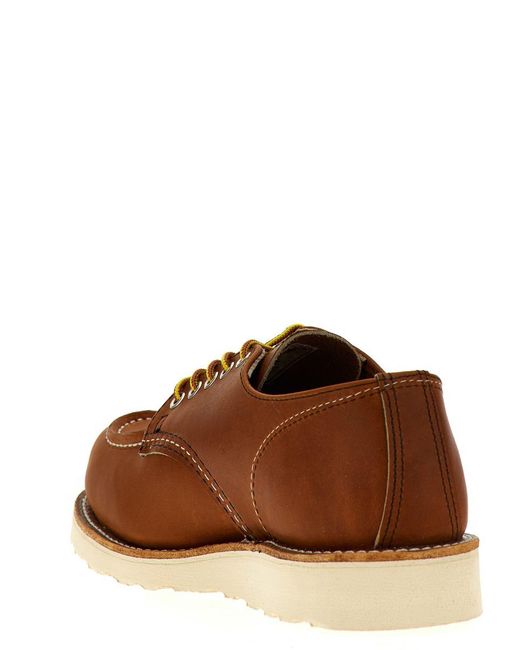 Red Wing Brown Wing Shoes 'Shop Moc Oxford' Lace Up Shoes for men