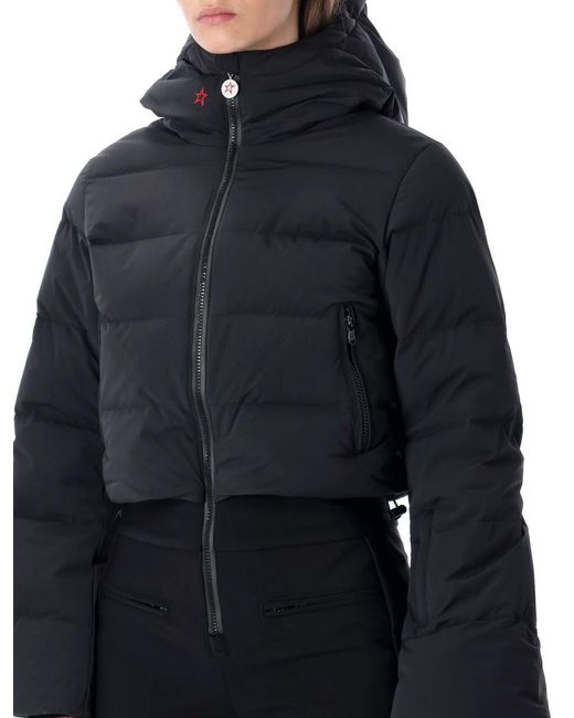 Perfect Moment Black Polar Flare Ski Suit