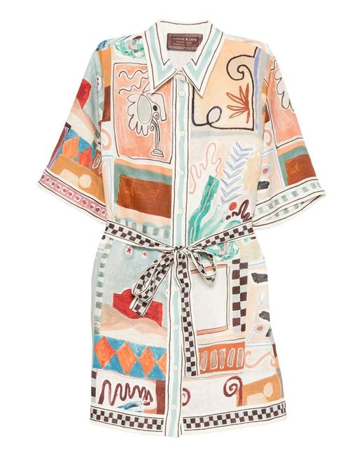 ALÉMAIS White Michelle Mini Dress