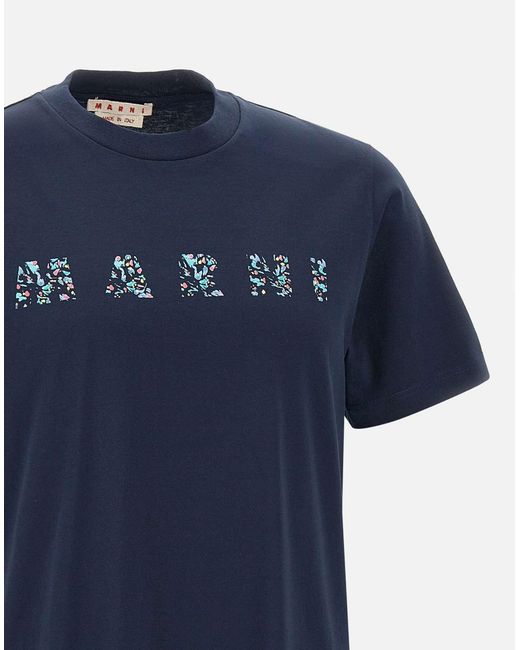 Marni Blue T-Shirts And Polos for men