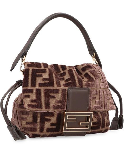 Fendi Brown Minibag Mom Baguette Small