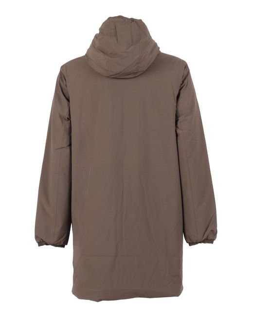 K-Way Brown Long Down Floor for men