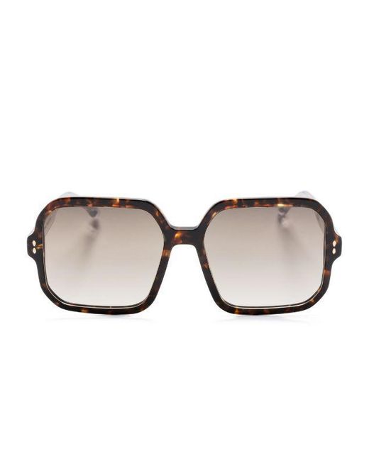 Isabel Marant Multicolor Square-Frame Sunglasses